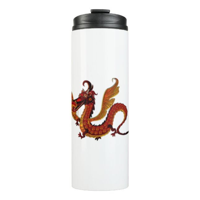 Dragon Metallizer Art Glass Factory Thermal Tumbler (Front)