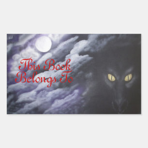 Dragon Moon Book Label Sticker