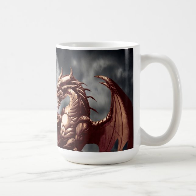 Dragon & Moon Fantasy Mug (Right)