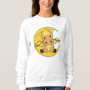 Dragon Moon Good Night Dragon Fantasy Sweatshirt