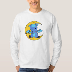 Dragon Moon Good Night Dragon Fantasy T-Shirt