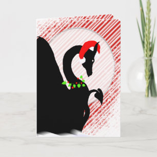 Dragon Moon Holiday (Candycane Background)