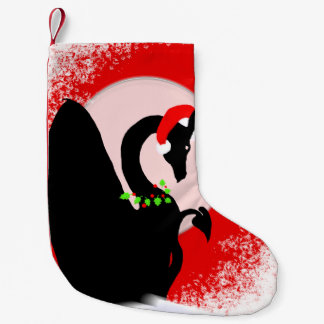 Dragon Moon Holiday (Red) Small Christmas Stocking