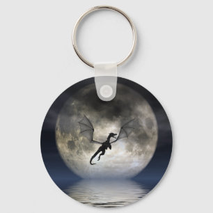 Dragon Moon Keychain