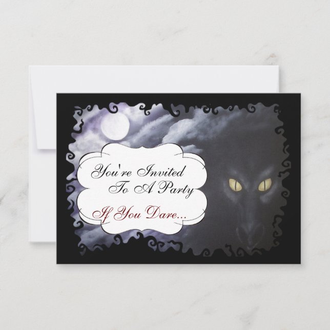 Dragon Moon Party Invitation (Front)
