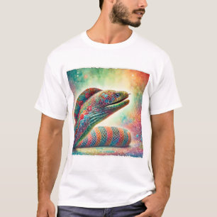 Dragon Moray Eel 260824AREF147 - Watercolor T-Shirt