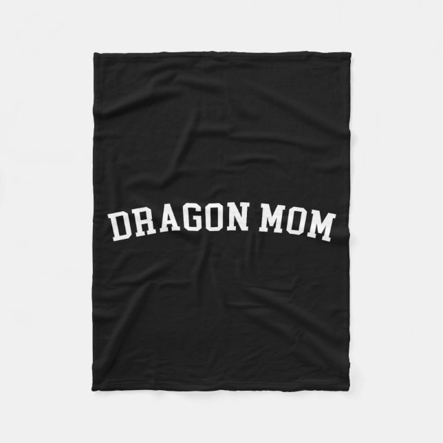 Dragon Mum  Fleece Blanket (Front)