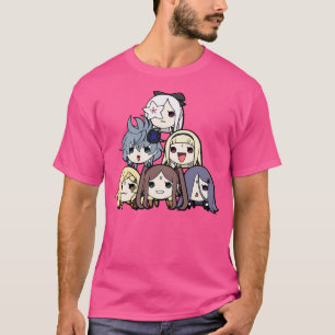 Dragon Murder Sword Sisters Kawaii Chibi Taiko Yok T-Shirt