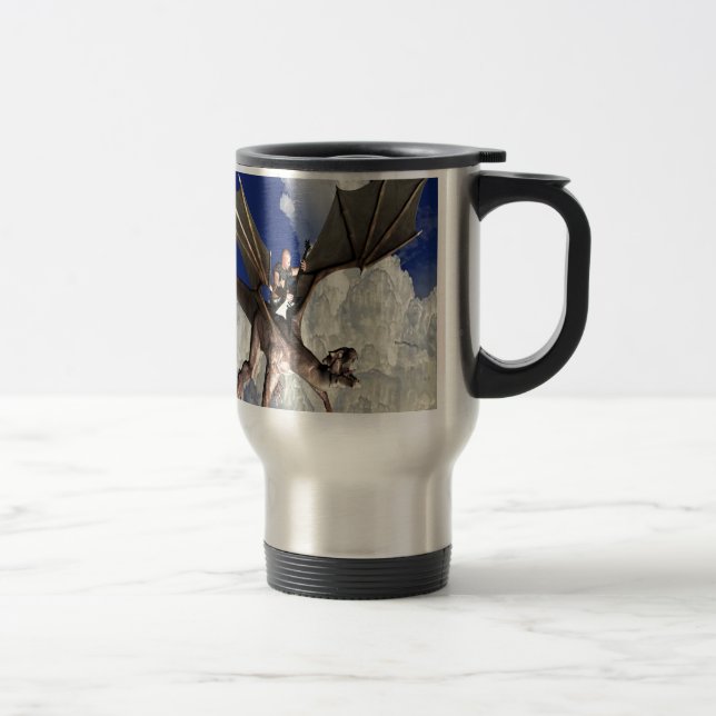 Dragon music in the Clouds Travel Mug (Right)