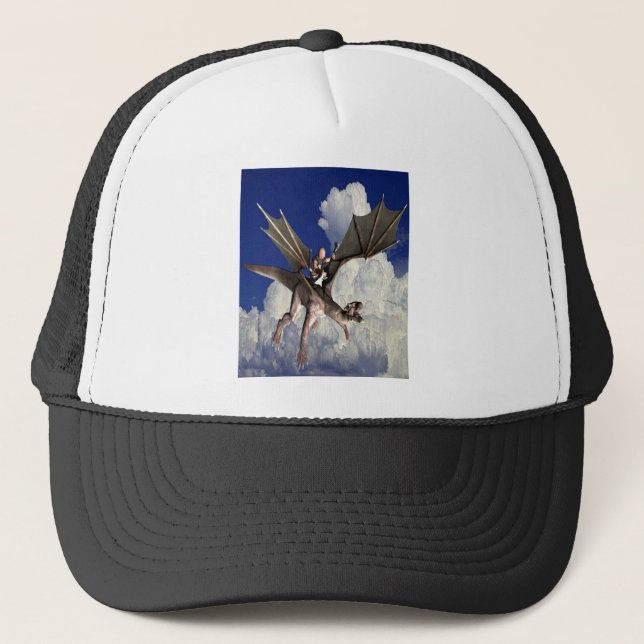 Dragon music in the Clouds Trucker Hat (Front)