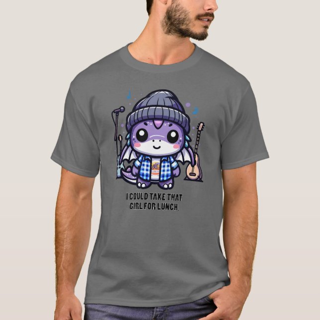 Dragon Music Interests T-Shirt (Front)