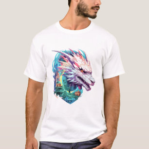 Dragon Mythical Animal Wild Creature Beauty Giant T-Shirt