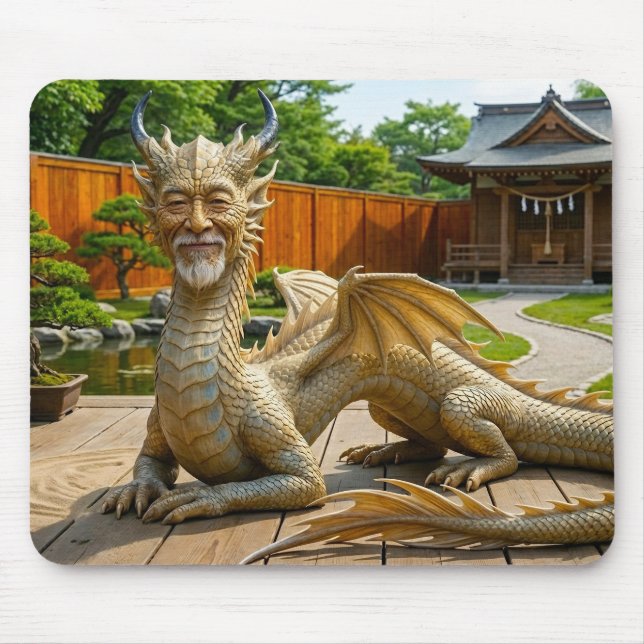 Dragon of Balance Mouse Mat (Front)