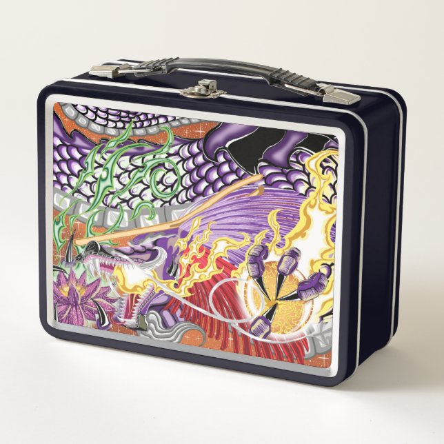 Dragon of the Lotus w/ WS Logo 2025 Refresh Metal Lunch Box (Front)