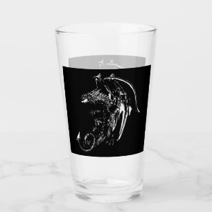 Dragon of the Night Fantasy Gothic Mythical Art Glass