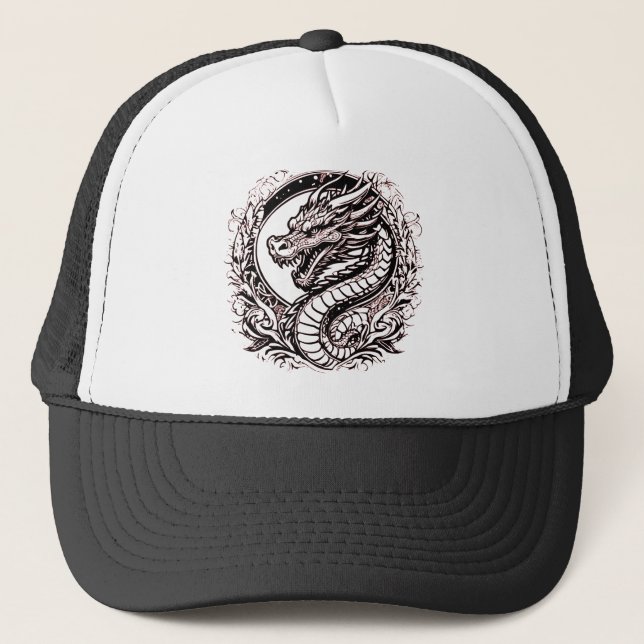 Dragon of Wisdom Trucker Hat (Front)
