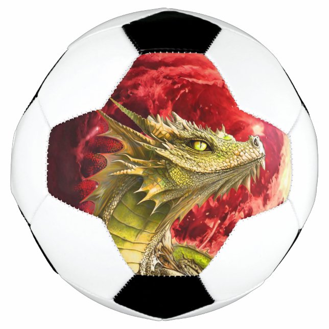 Dragon on Bloody Moon Football (Front)