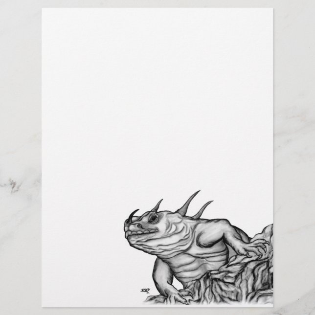 Dragon on the Rock (Front)