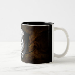 Dragon orb Two-Tone coffee mug