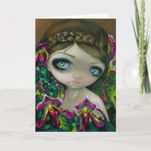 "Dragon Orchid" Greeting Card