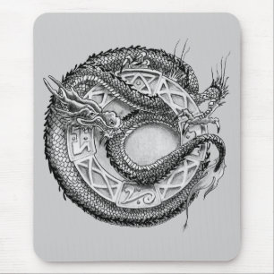 Dragon Ornamental Mouse Mat