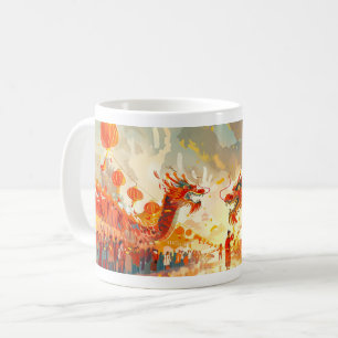 Dragon Parade - Design 2 Coffee Mug