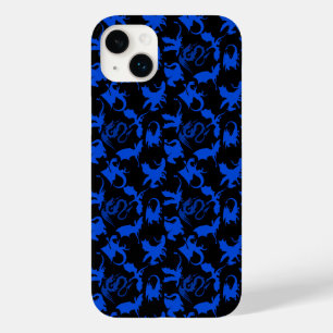 Dragon pattern 02 blue.bwx4 Black BG Case-Mate iPhone 14 Plus Case