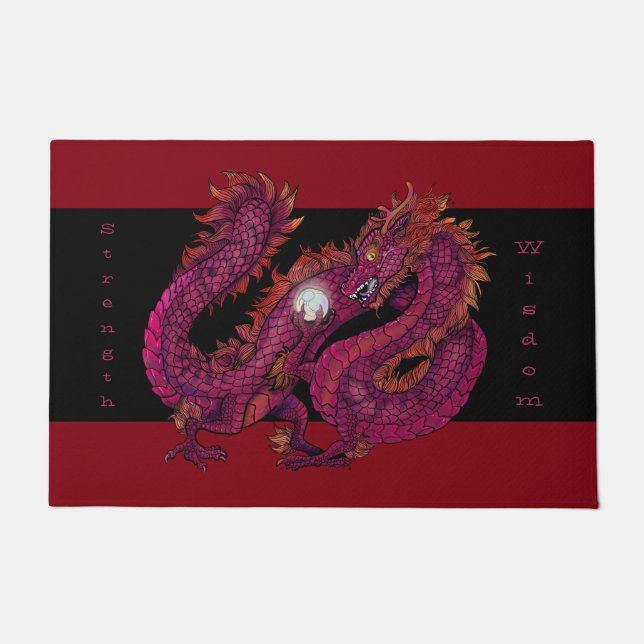 Dragon Pearl Doormat (Front)