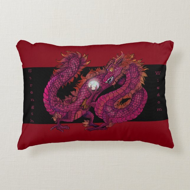 Dragon Pearl Pillow (Front)
