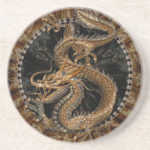 Dragon Pentagram Coaster