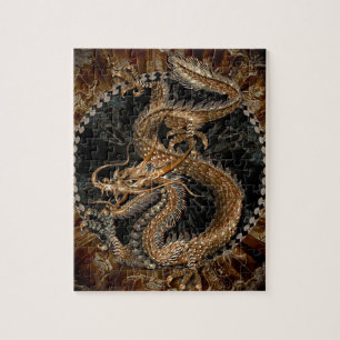 Dragon Pentagram Jigsaw Puzzle