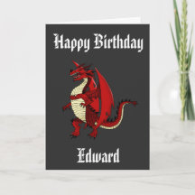 Dragon personalised mythical creature birthday
