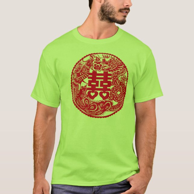 Dragon Phoenix Double Happiness Tee (Front)