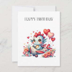 Dragon Pilot Birthday Card