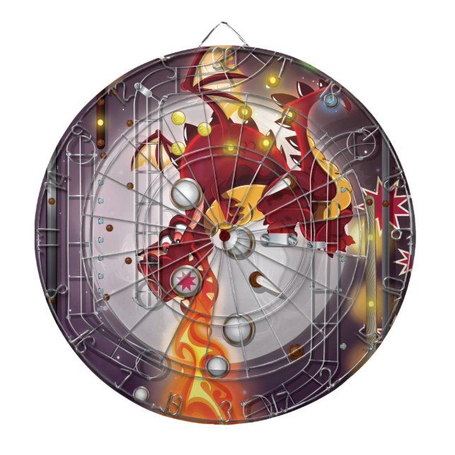 Dragon Pinball machine Dartboard (Front)