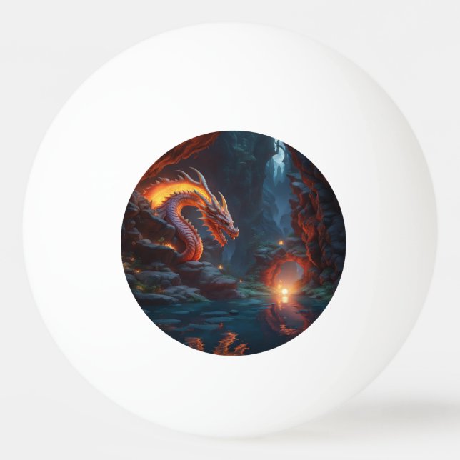 Dragon Ping Pong Ball (Front)