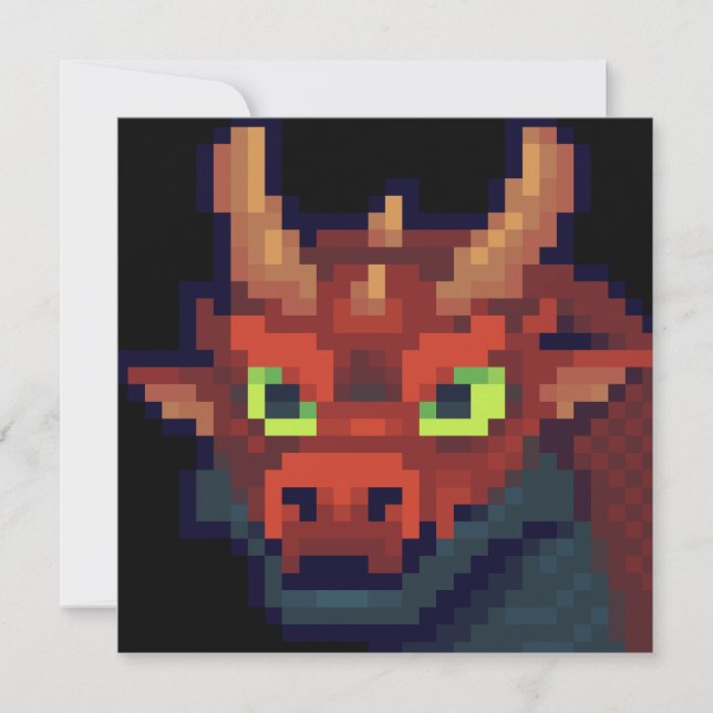 Dragon Pixel Card (Front)
