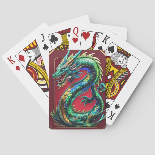 Dragon  playing cards (Back)