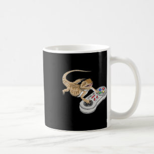 Dragon Playing Video Game Reptiles Pagona Gamers Coffee Mug