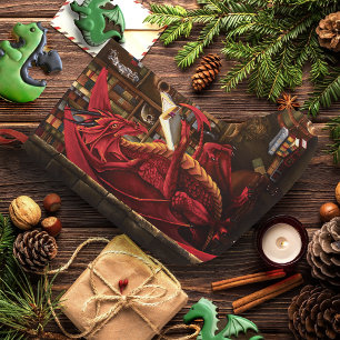Dragon Podcast Library Large Christmas Stocking