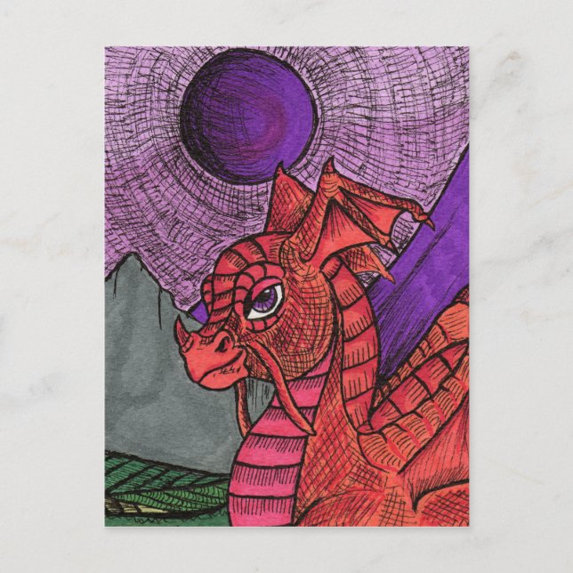 Dragon Postcard (Front)
