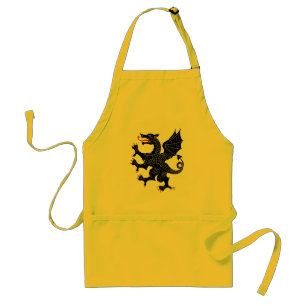 Dragon Rampant Sable Standard Apron