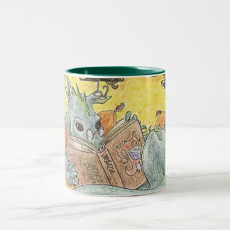 Dragon Reader Two-tone Mug