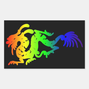 Dragon Rectangular Sticker