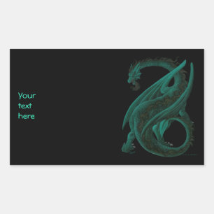 Dragon Rectangular Sticker