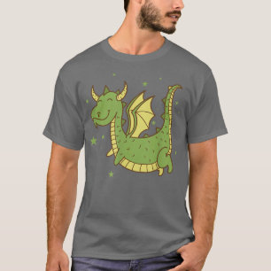 Dragon rejoices fabulous Creature Fire Fairy Tale T-Shirt