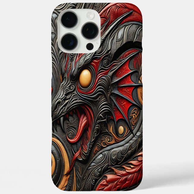 Dragon Relief: Mythical Power Case-Mate iPhone Case (Back)