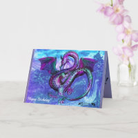Dragon Reptile Monster Beast Blessing Birthday