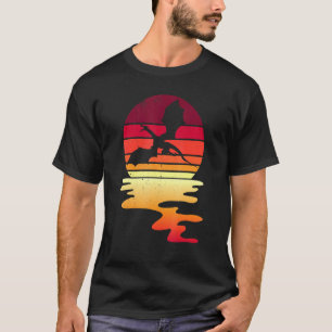Dragon Retro Sunset Vintage Fantasy Sci-Fi T-Shirt