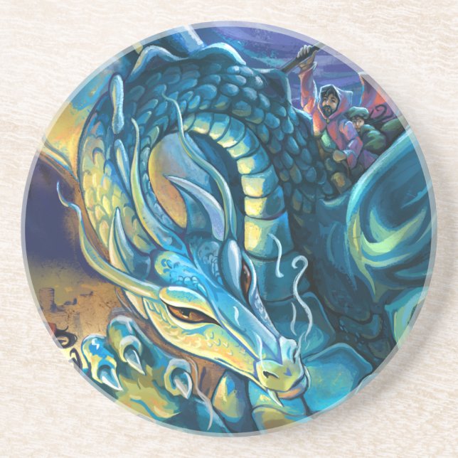 Dragon Rider and Sorcerer Coaster (Front)